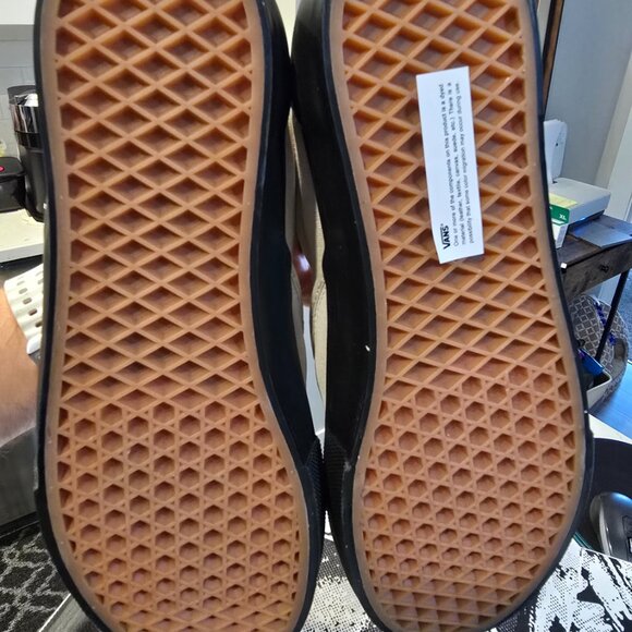 Vans Skate Slip-On Sneakers Shoes Tan/Black VN0A2Z31Y59 Men's US SIZE 10 NEW - Picture 8 of 14